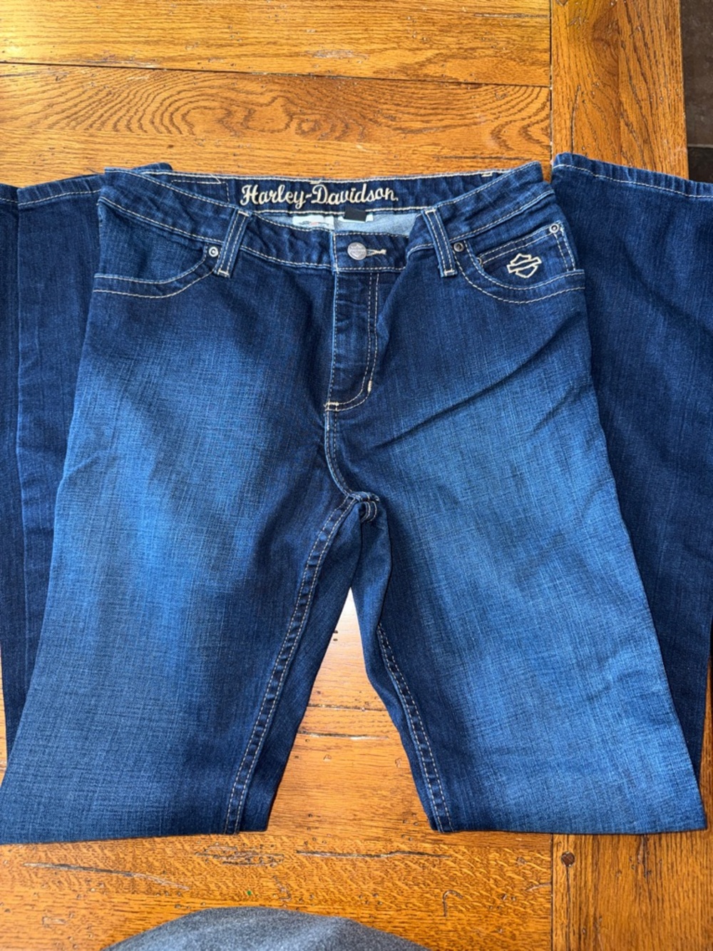 Harley-Davidson Dark Blue Straight Leg Women’s Jeans